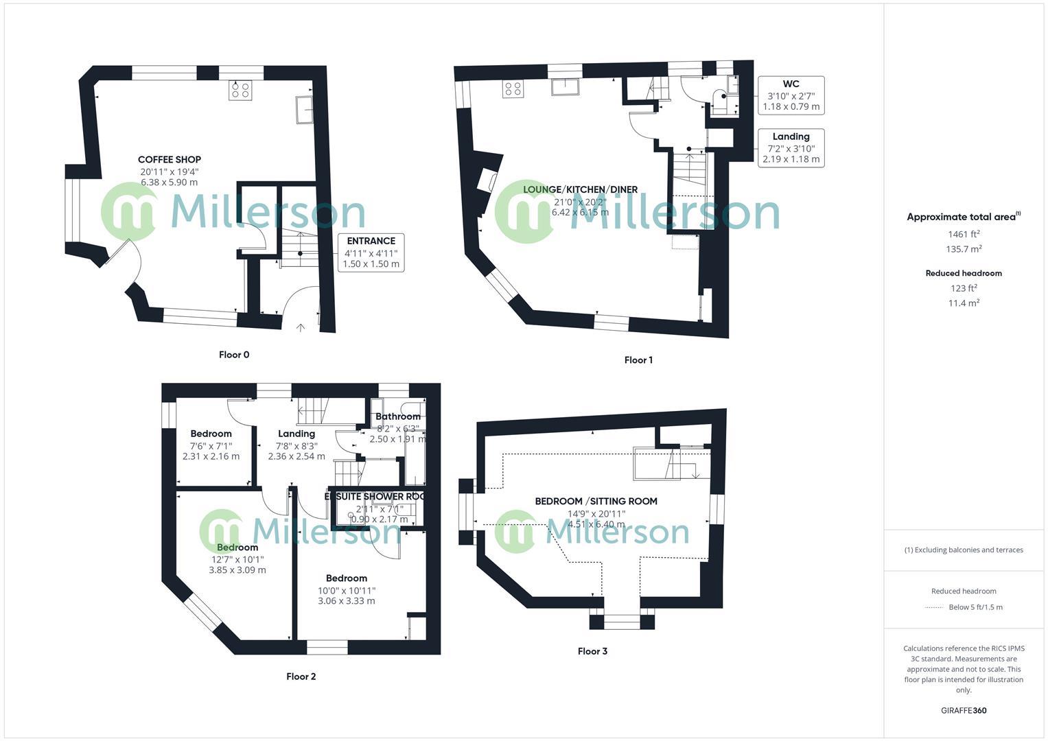 Floorplan for Quay Street, St. Ives