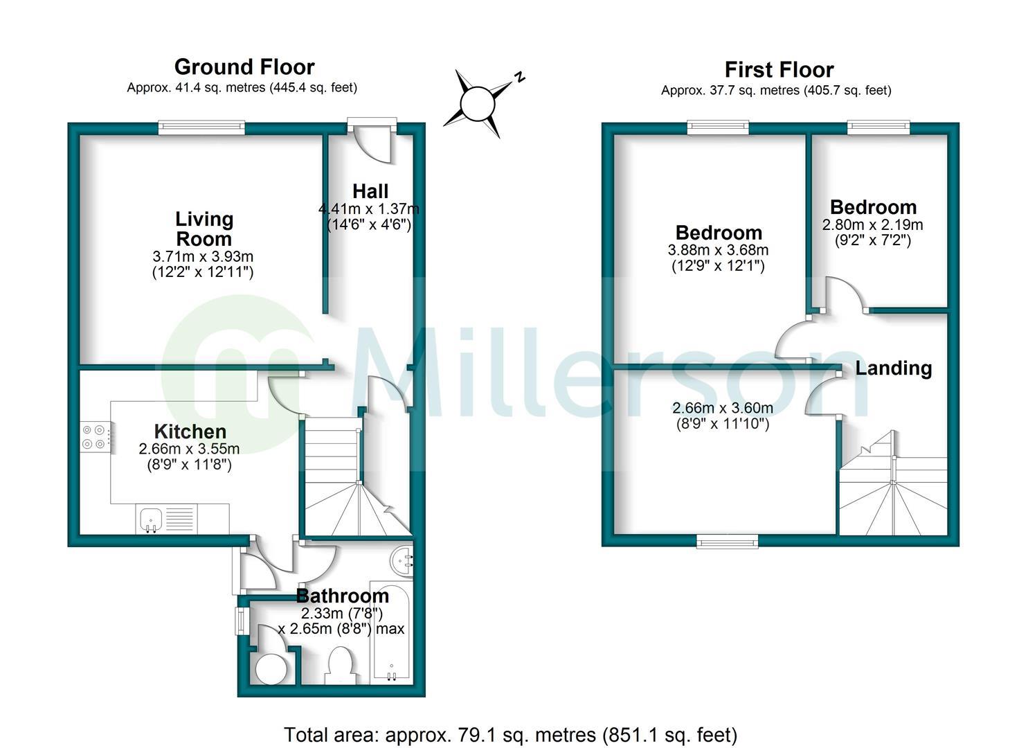 Floorplan for Commercial Road, Hayle