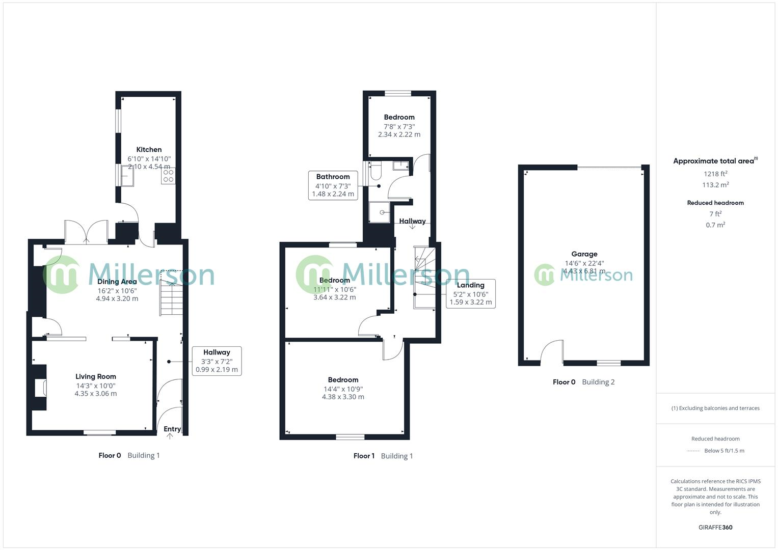 Floorplan for Commercial Road, Hayle