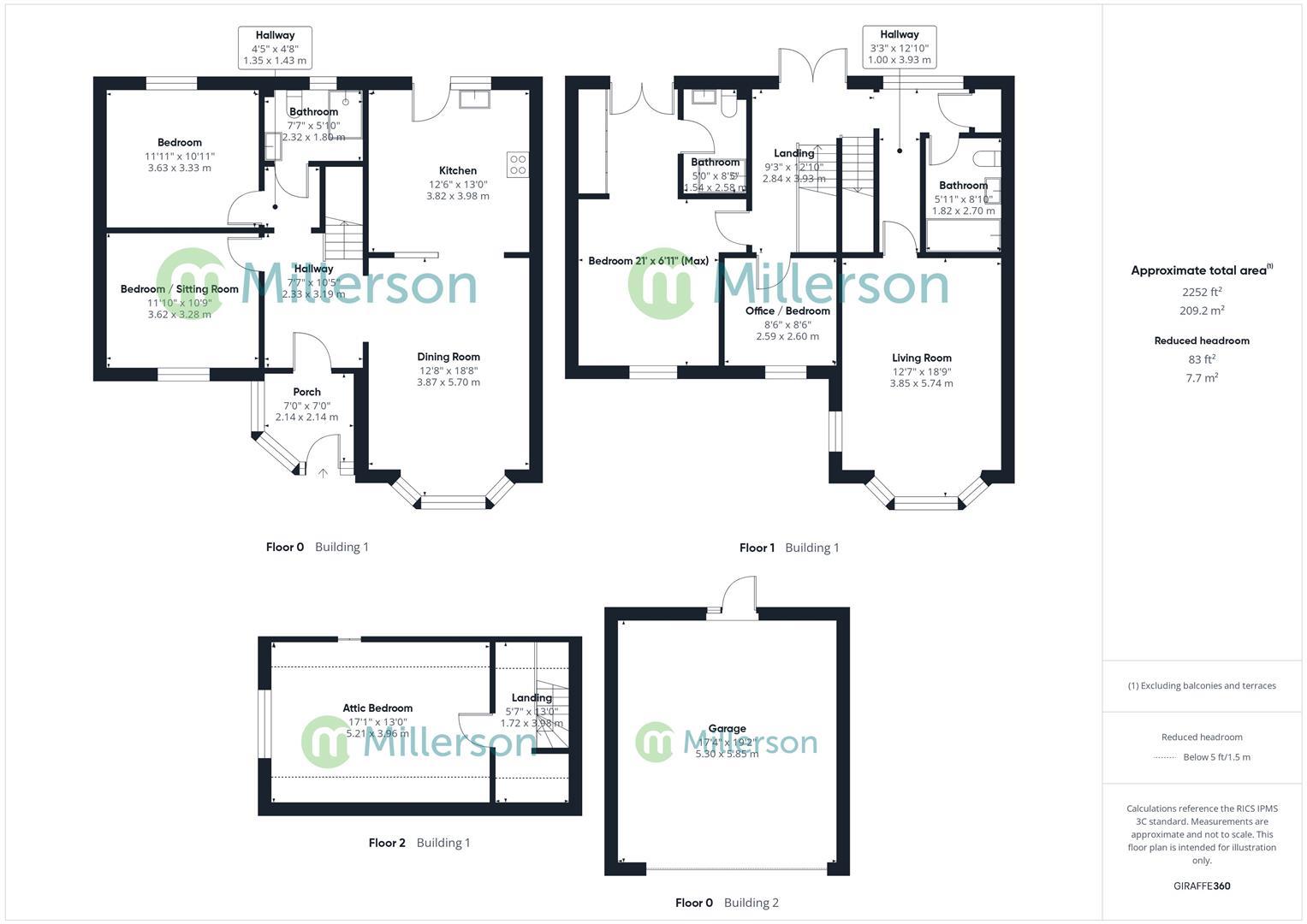 Floorplan for Heather Lane, Canonstown, Hayle