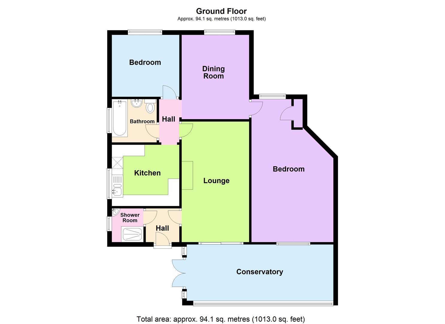 Floorplan for Chapel Square, Troon, Camborne