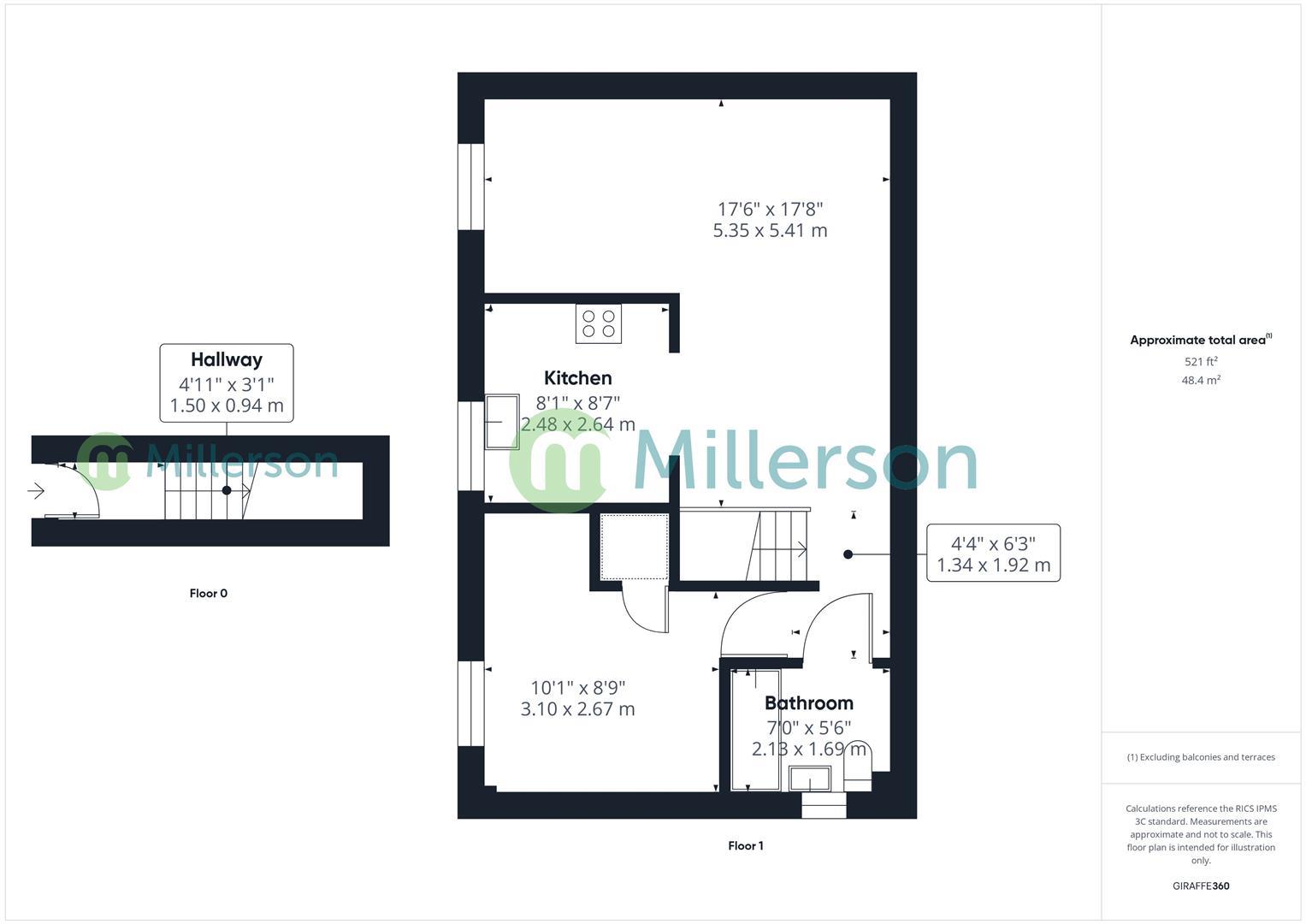 Floorplan for Truthan View, Trispen, Truro