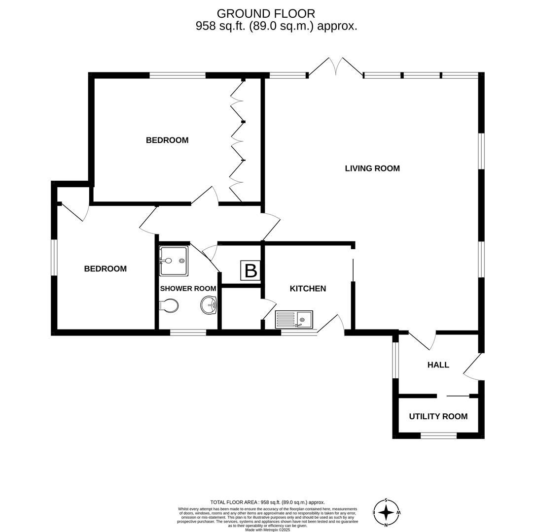 Floorplan for Church Road, Lelant, St. Ives