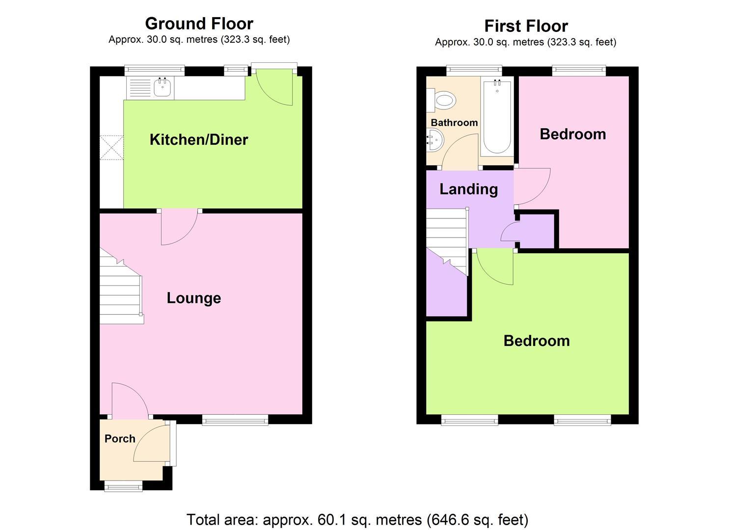 Floorplan for Polwheal Road, Tolvaddon, Camborne