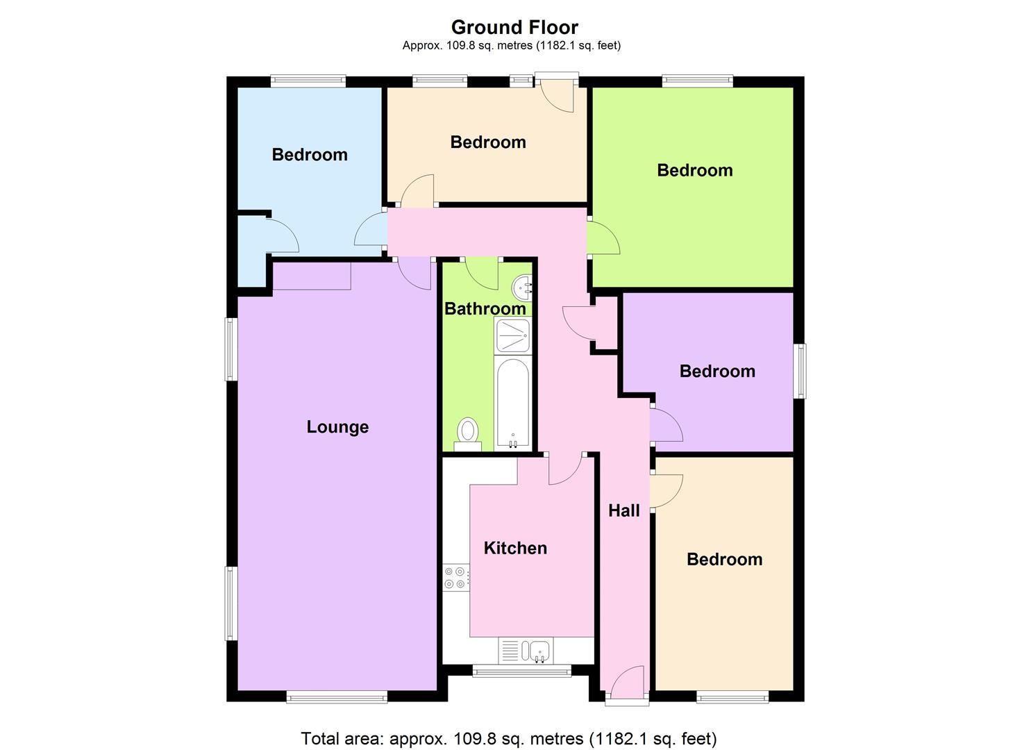 Floorplan for North Country, Redruth