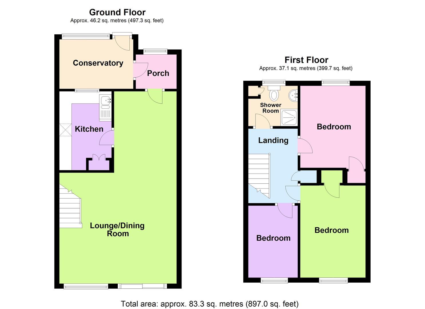 Floorplan for Trehane Road, Treswithian