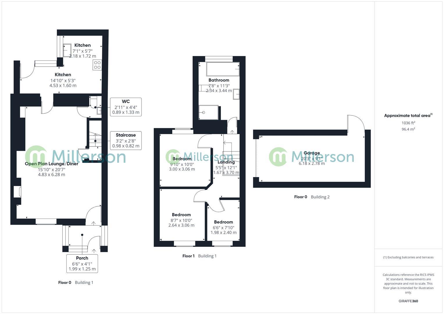 Floorplan for Lethlean Towans, Phillack, Hayle