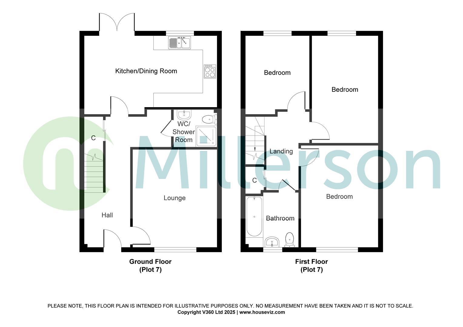 Floorplan for Kevill Road, Camborne
