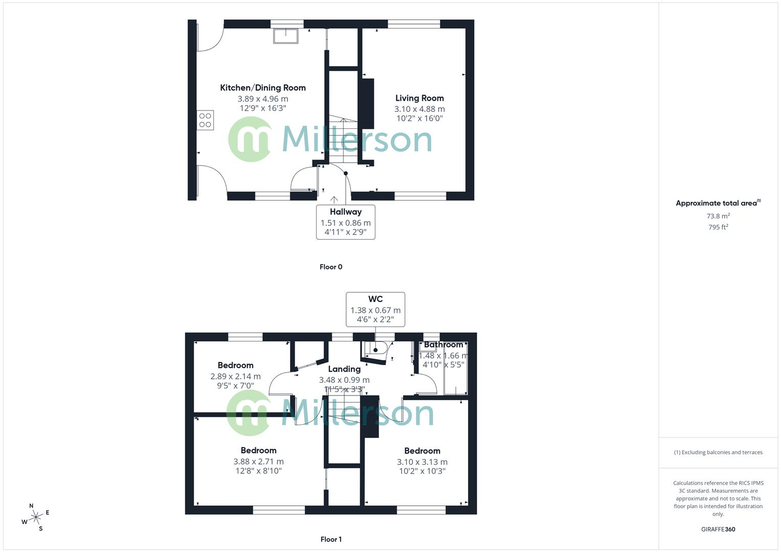 Floorplan for St Aubyns Estate, Praze, TR14