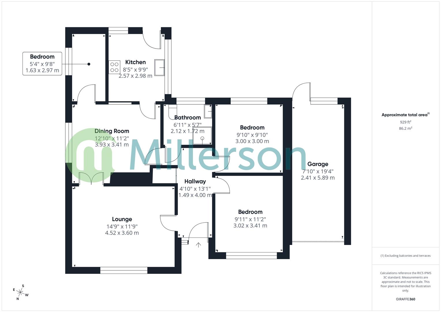 Floorplan for Dracaena Crescent, Hayle