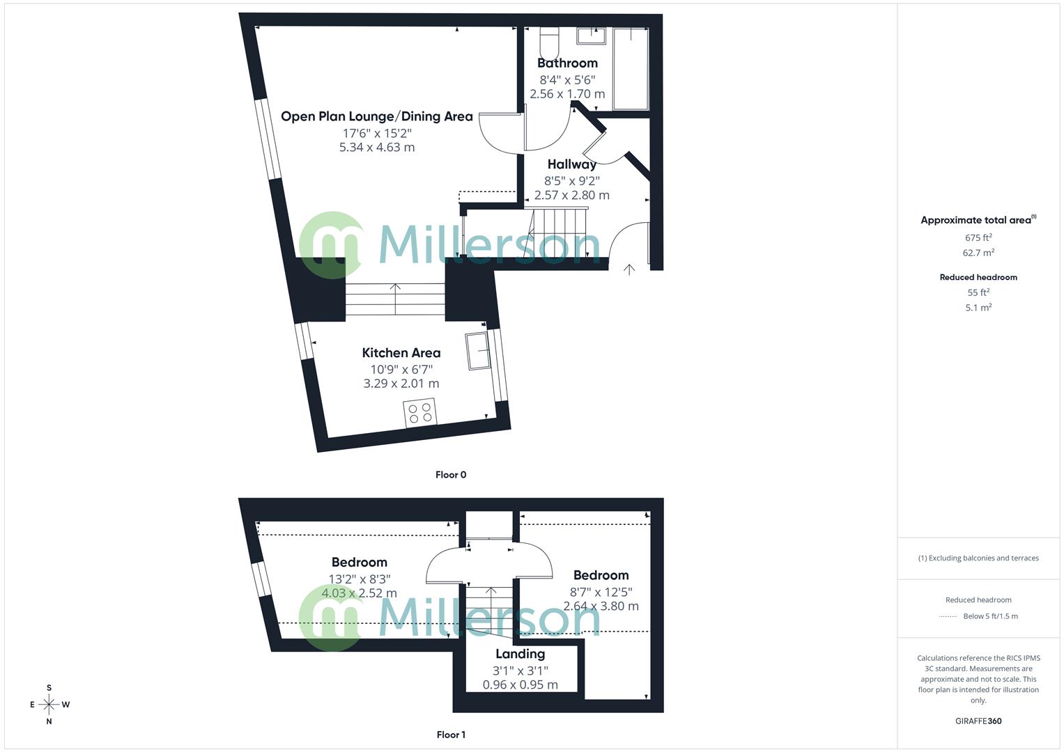 Floorplan for Sea Lane, Hayle