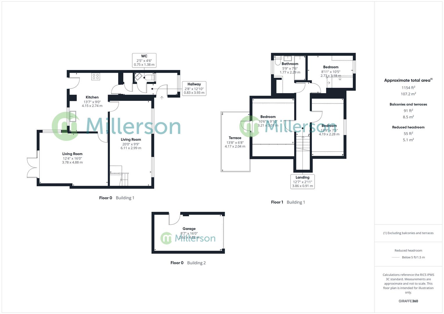 Floorplan for Tredrea Lane, St Erth, Hayle