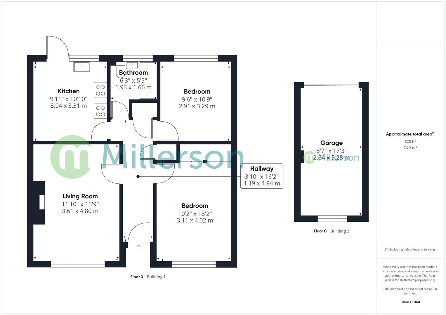 Floorplan for Forth An Vre, Brea, Camborne