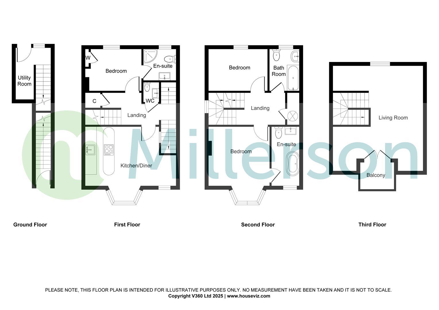 Floorplan for The Wharf, St. Ives, TR26