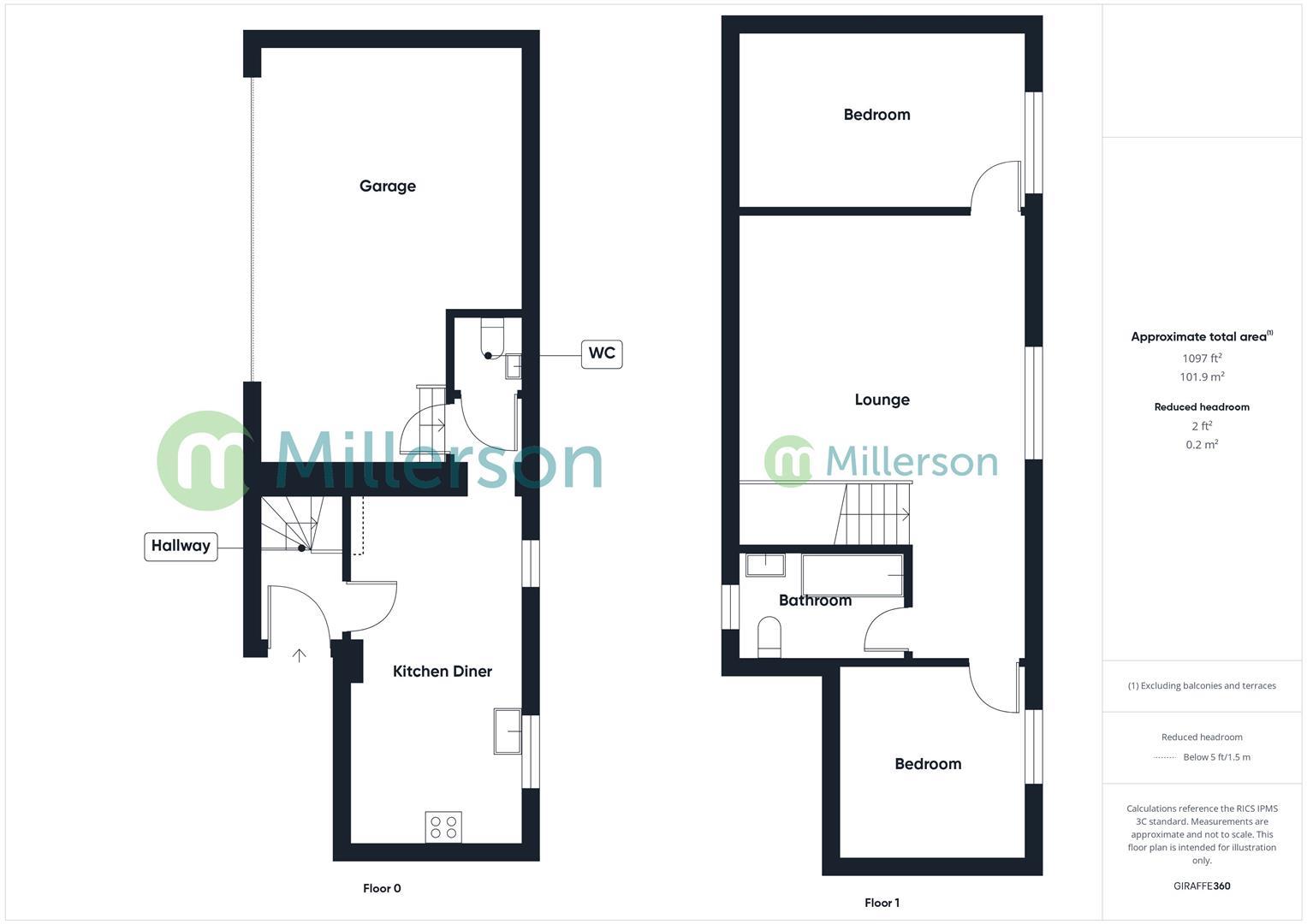 Floorplan for Madison Vean, Hayle