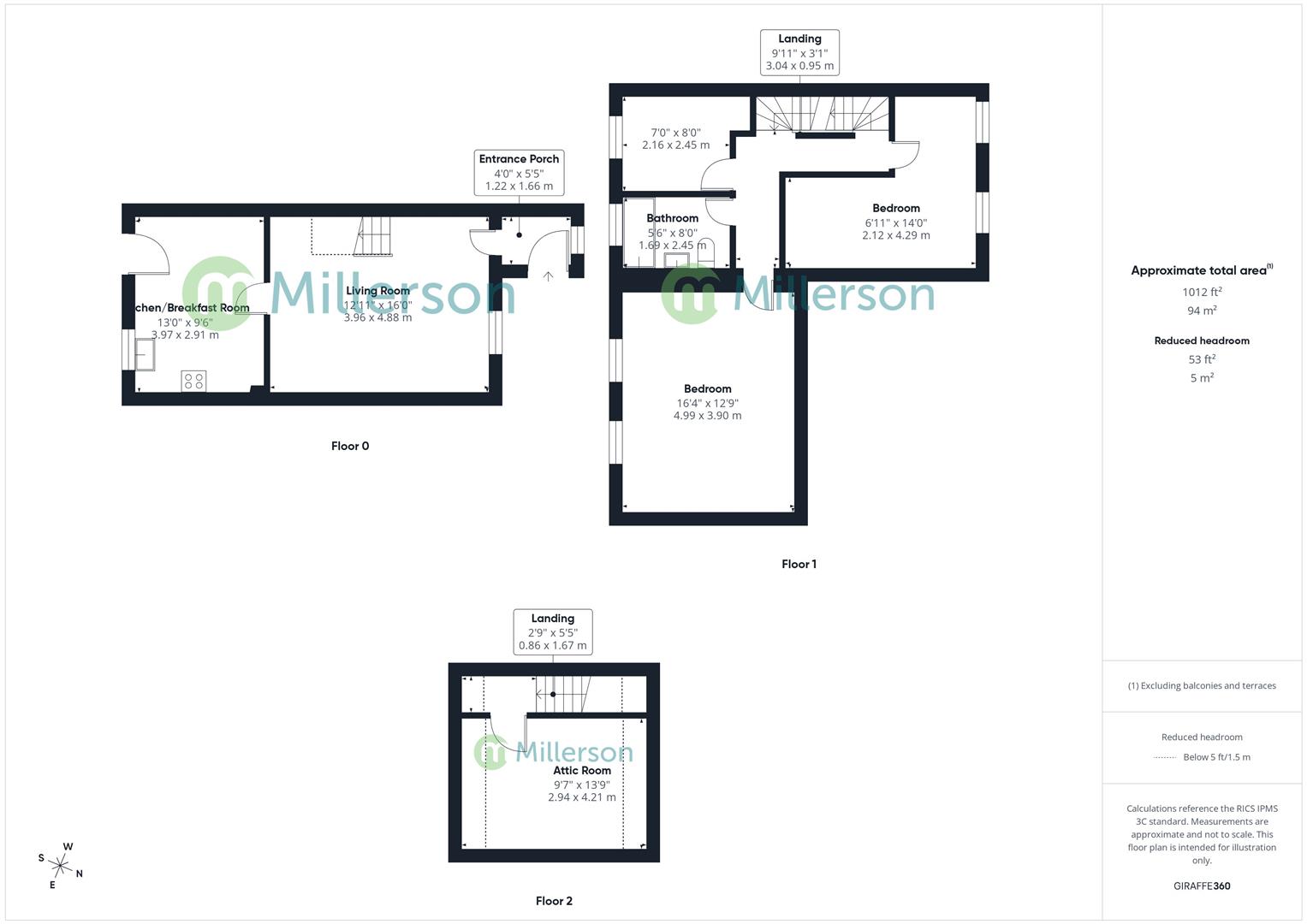 Floorplan for Pools Court, Hayle