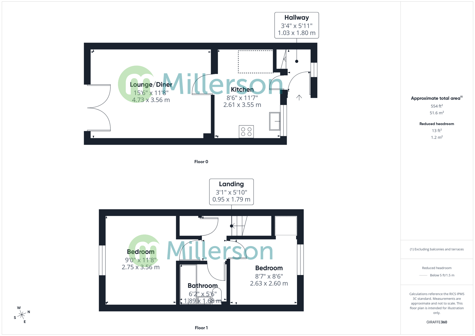 Floorplan for Arundel Court, Connor Downs, Hayle
