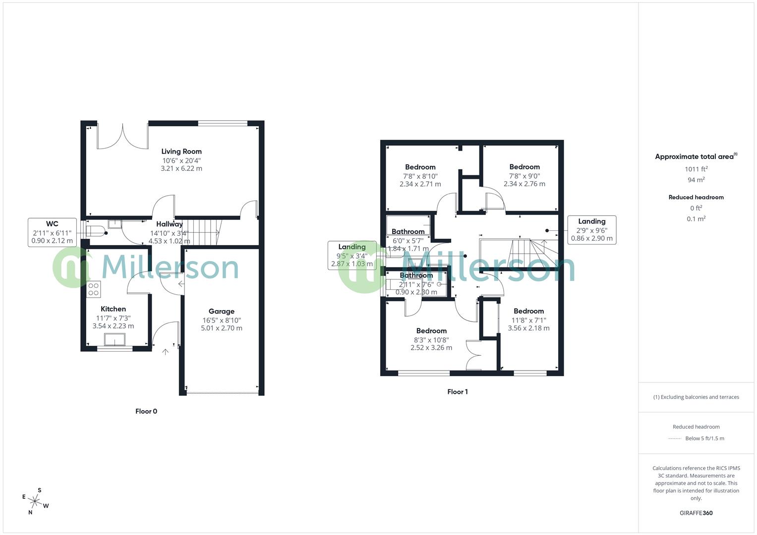 Floorplan for Polvelyn Parc, Hayle