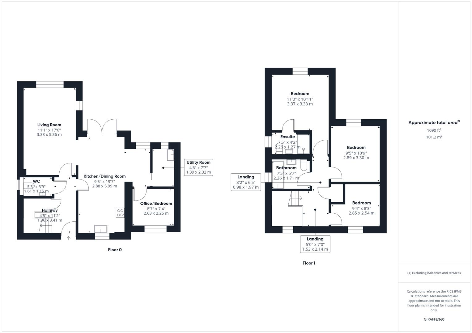 Floorplan for Chivilas Road, Camborne