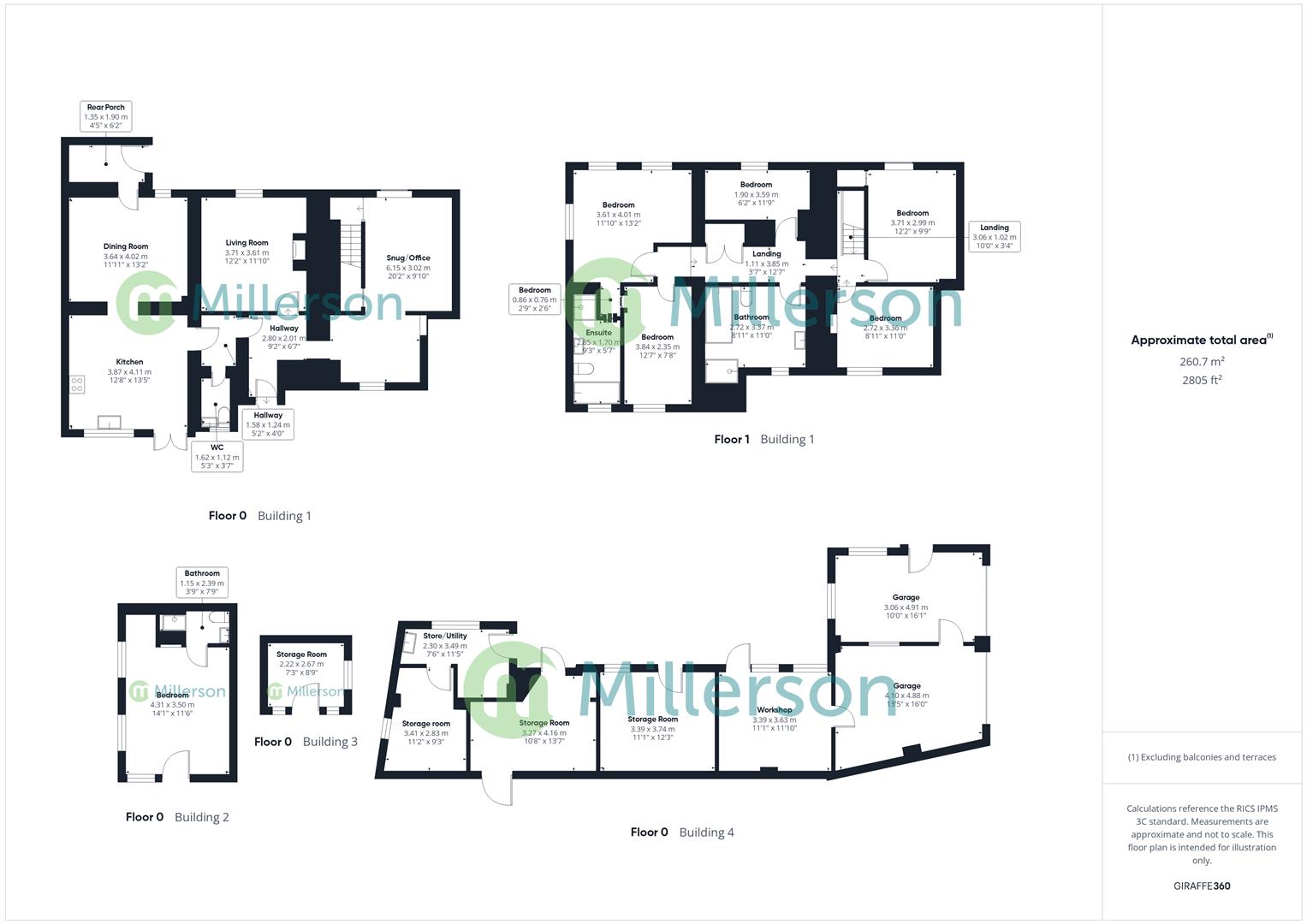Floorplan for Stamps Lane, Off Broad Lane, Illogan