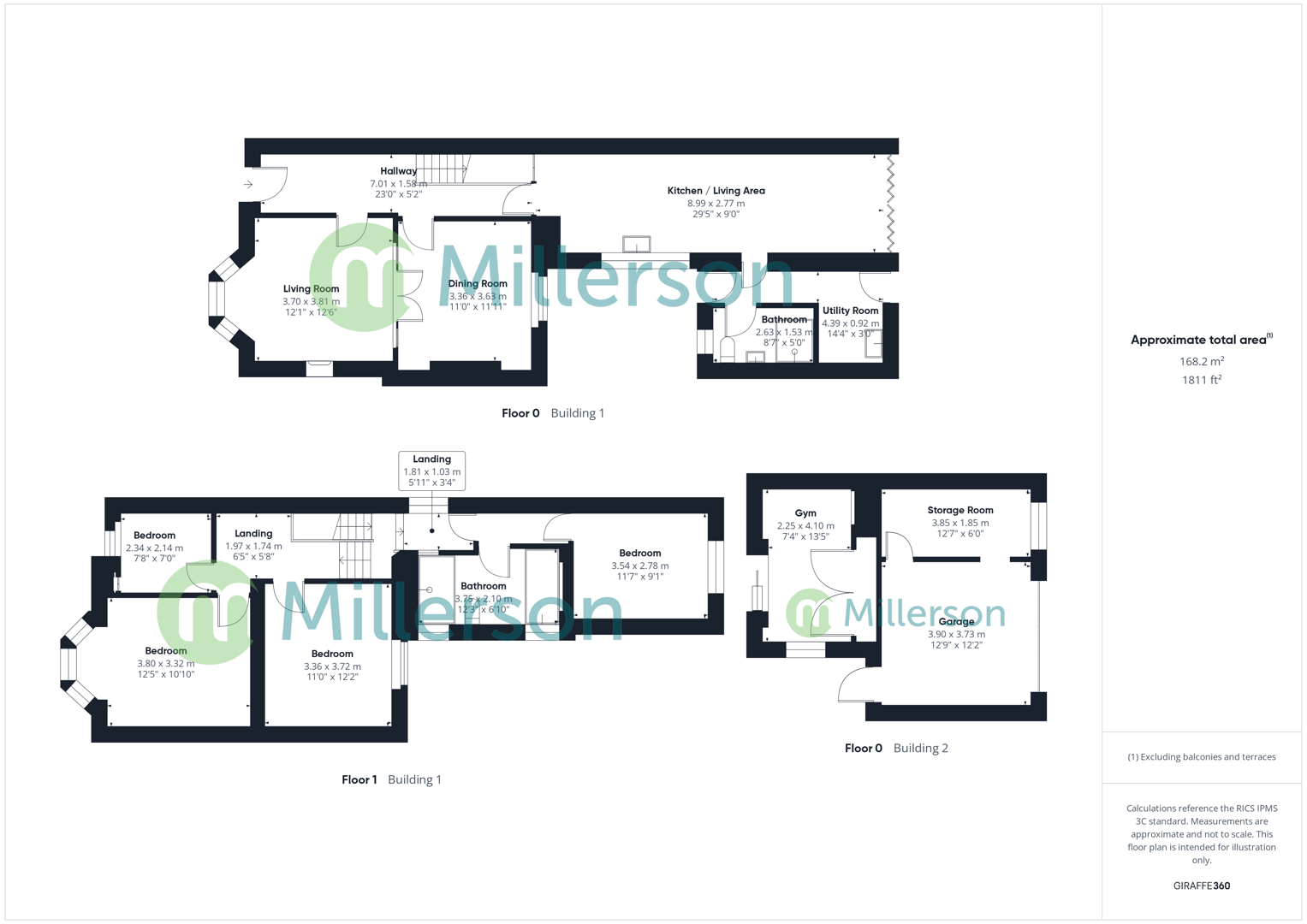 Floorplan for Claremont Road, Redruth