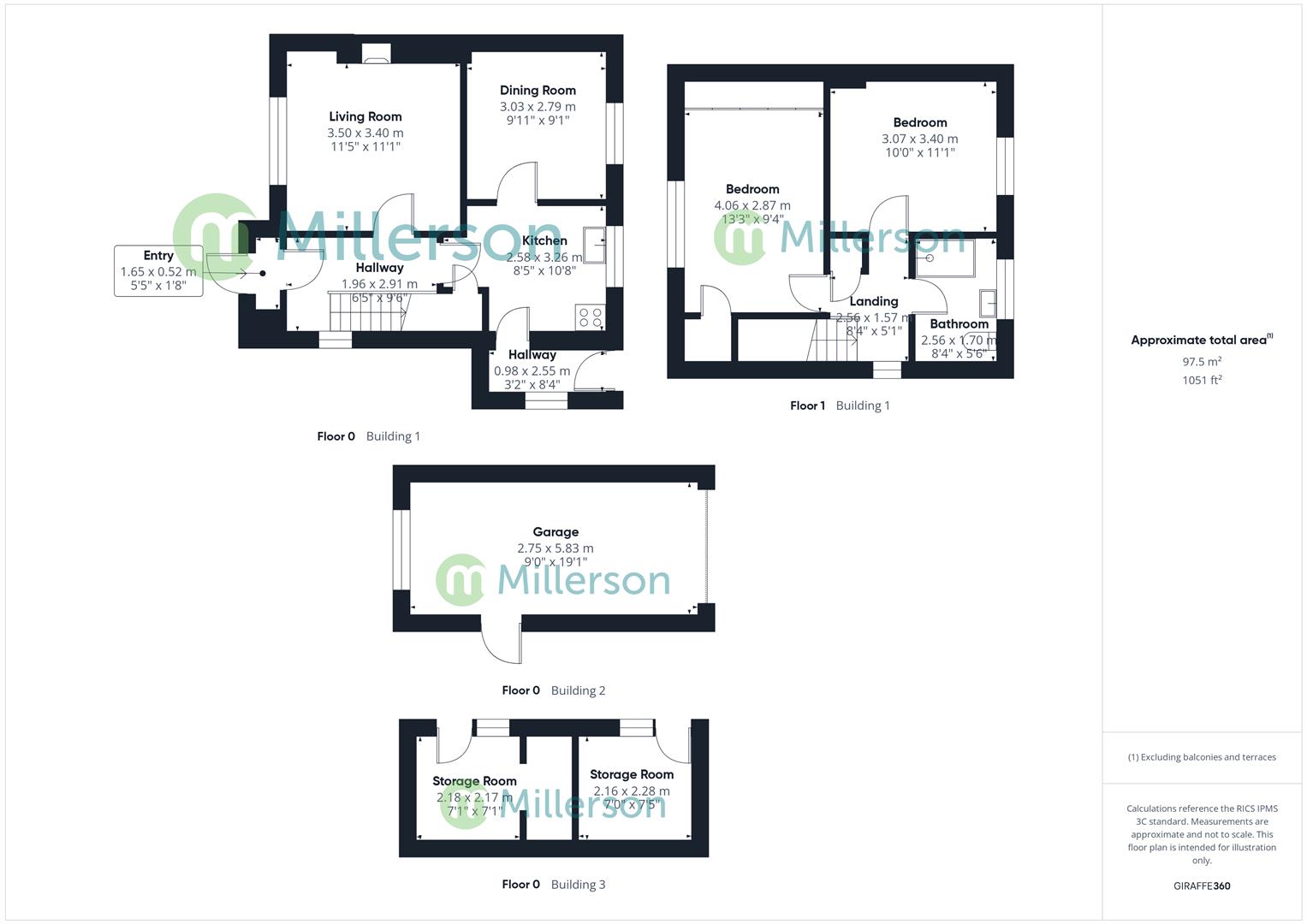 Floorplan for Meneth Road, Camborne
