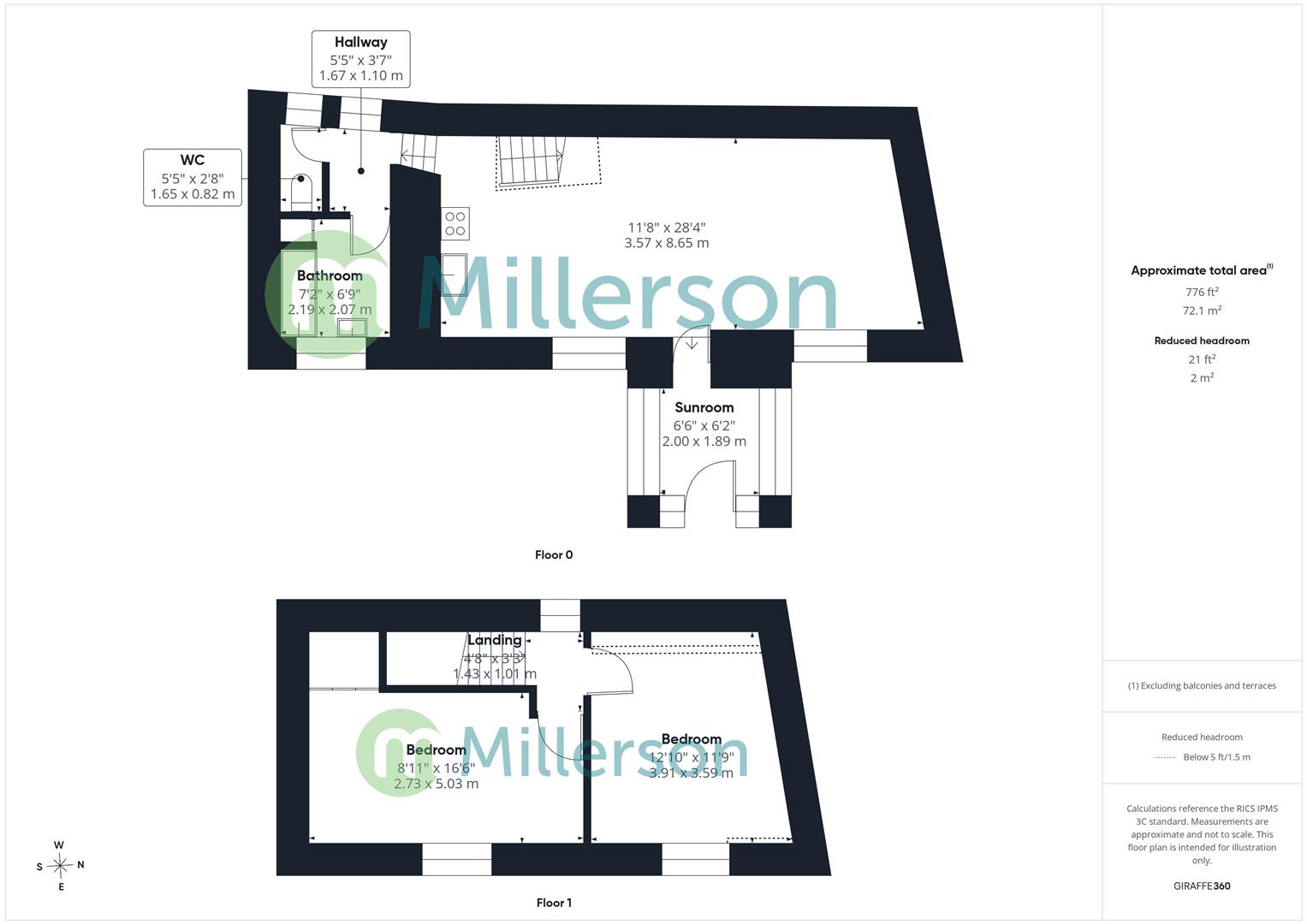 Floorplan for Trencrom Road, Lelant Downs