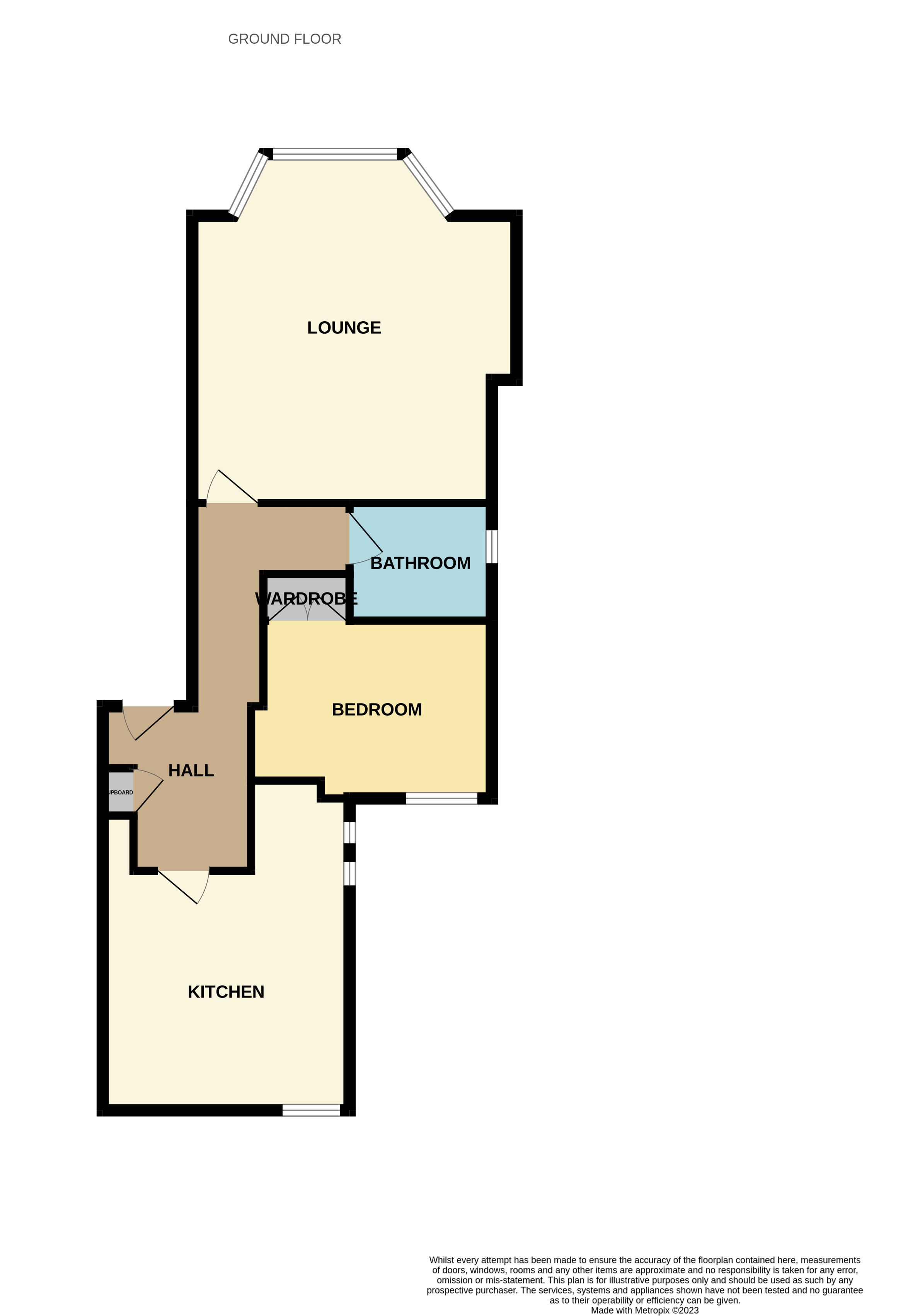 Floorplan for Temple Avenue, Llandrindod Wells, Powys