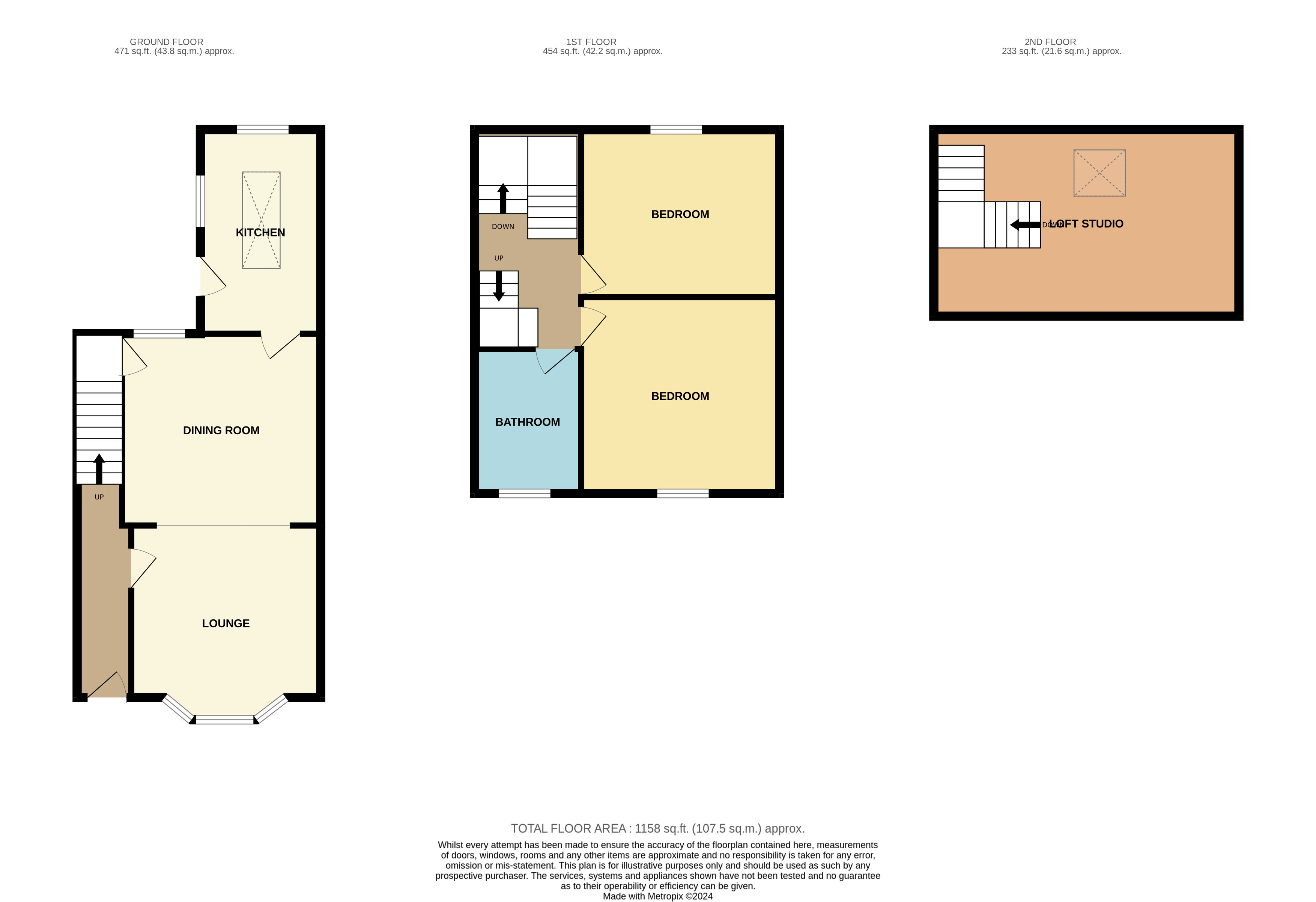 Floorplan for Llandrindod Wells, Powys