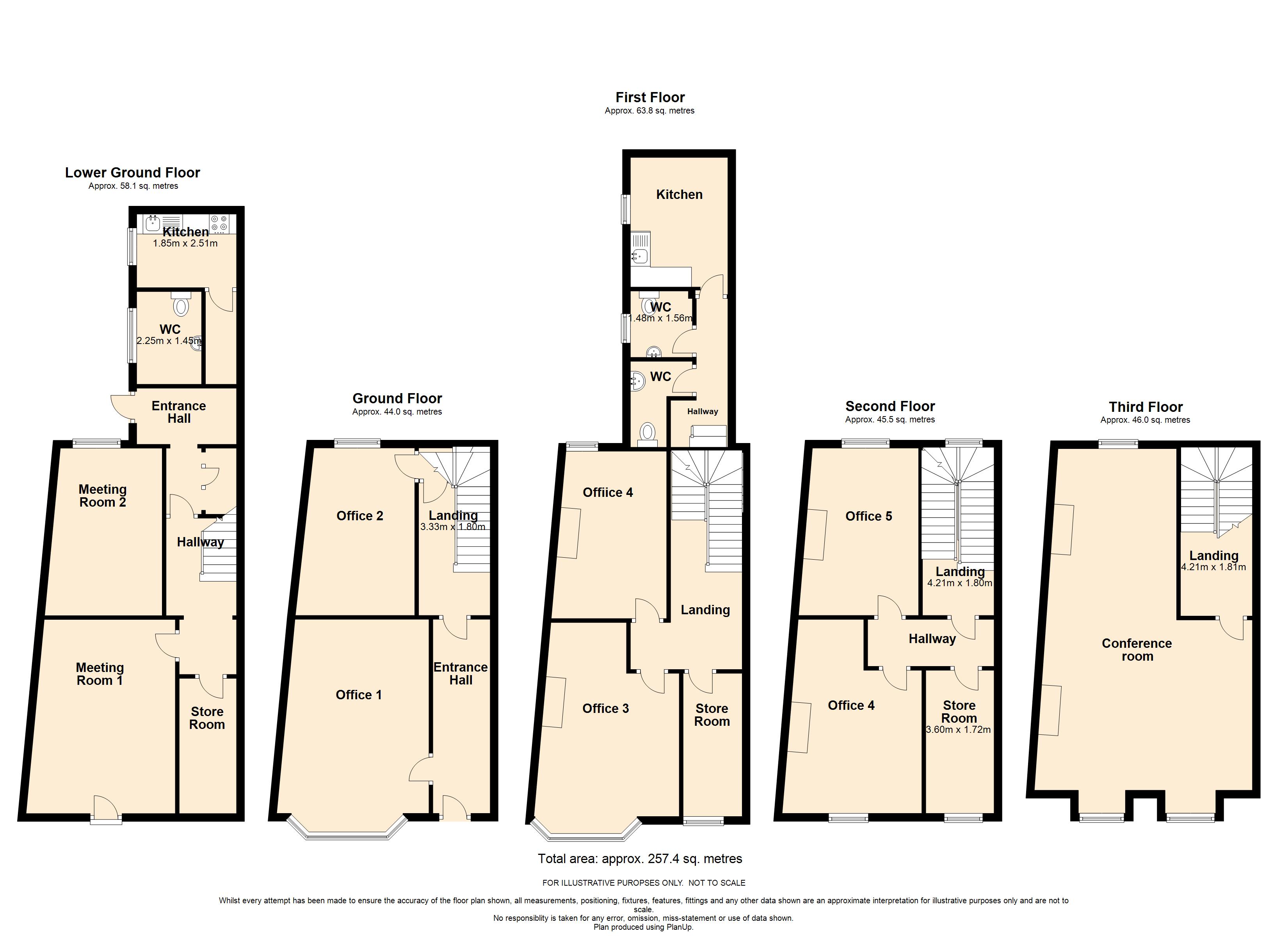 Floorplan for Llandrindod Wells, Powys