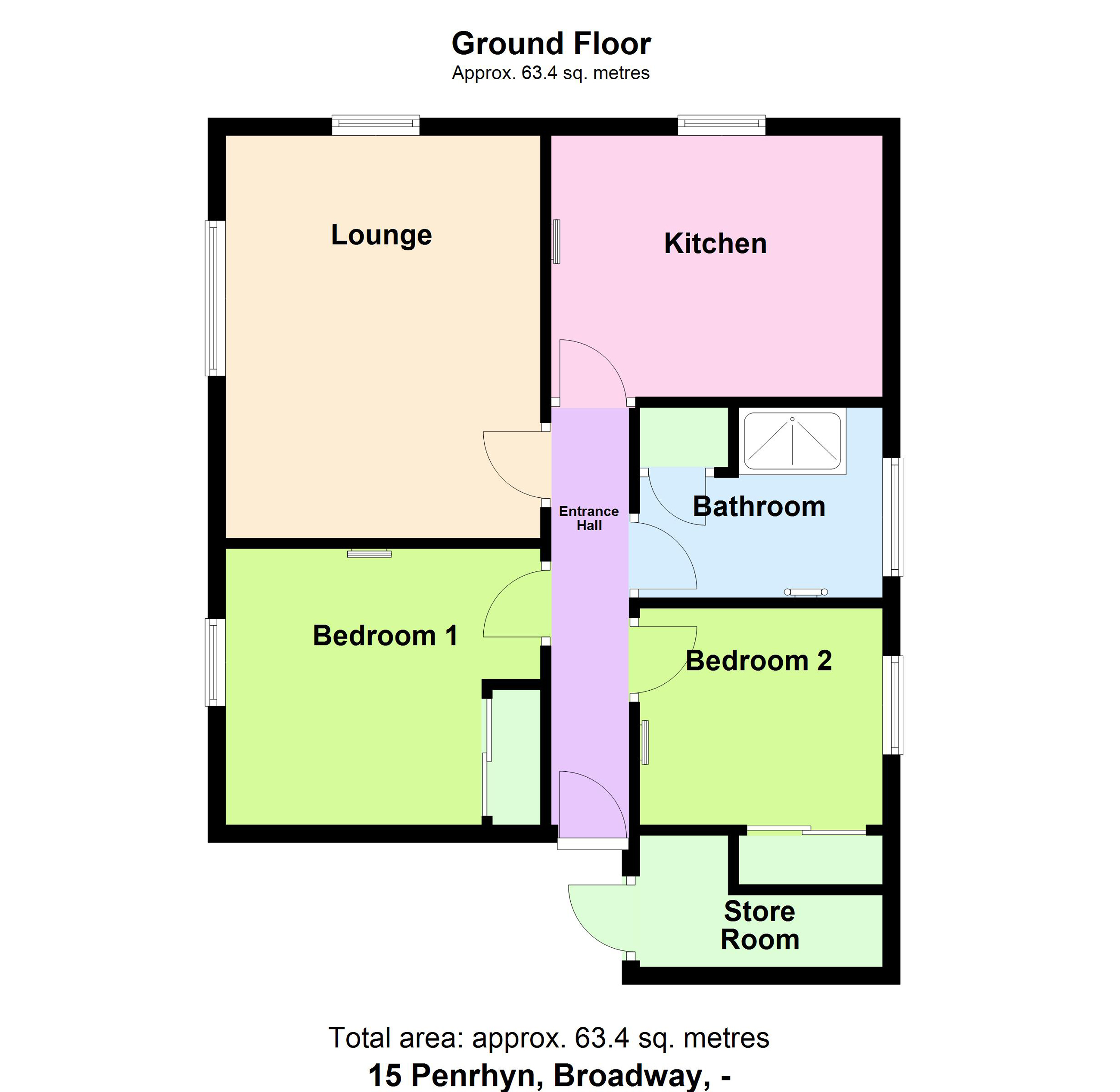 Floorplan for Broadway, Llandrindod Wells, Powys