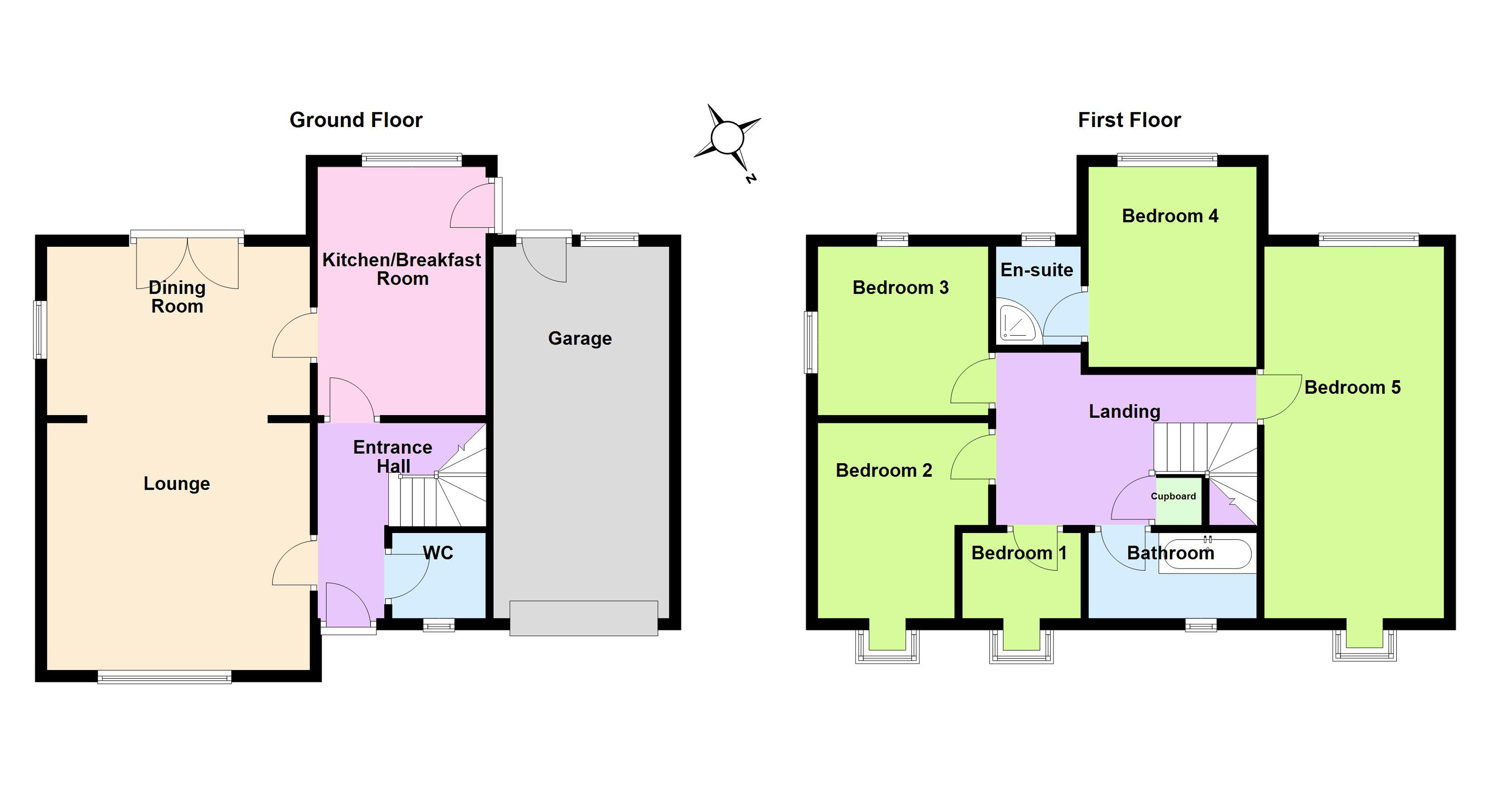 Floorplan for Cefnllys Lane, Llandrindod Wells