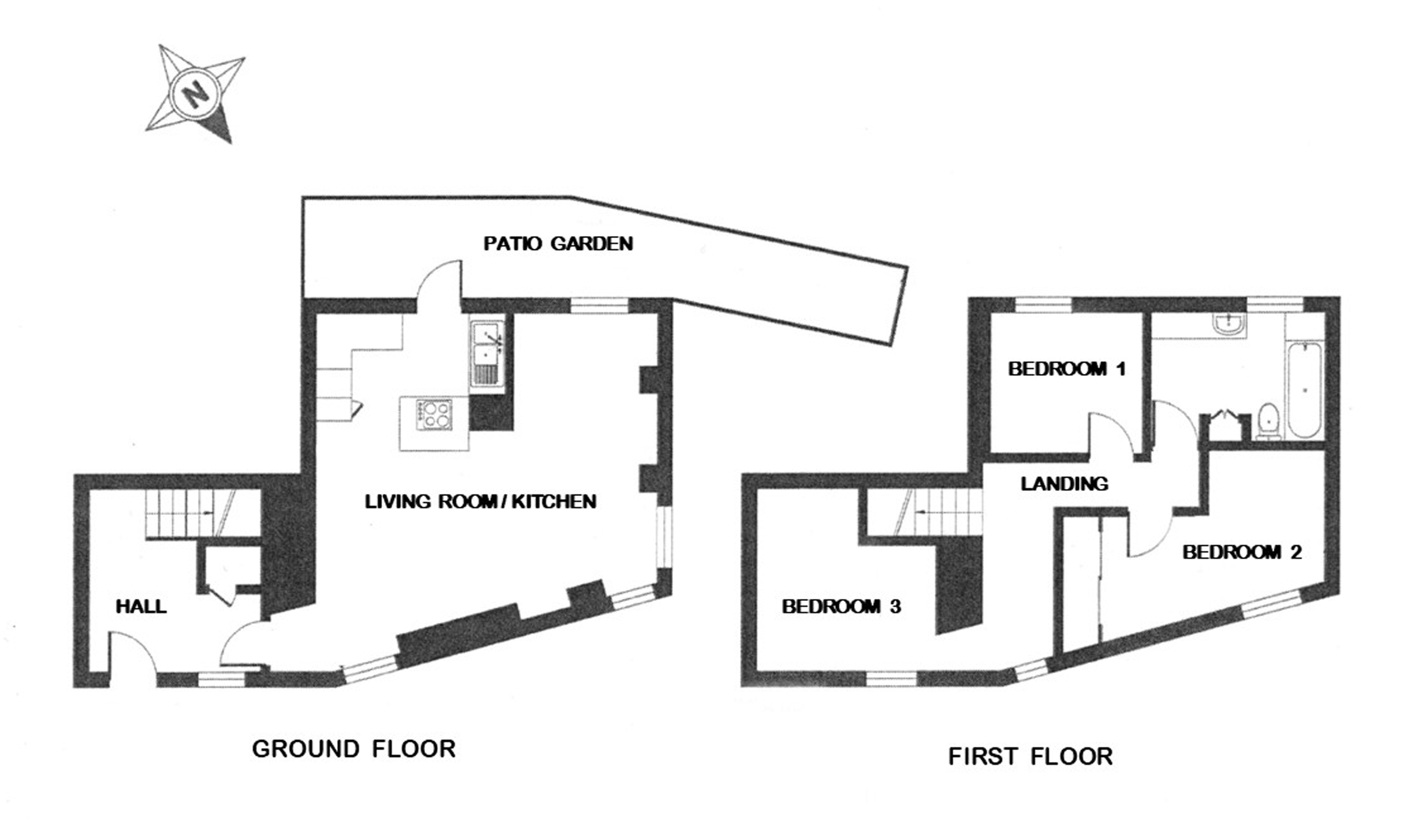 Floorplan for Penporth, Church Street, Rhayader