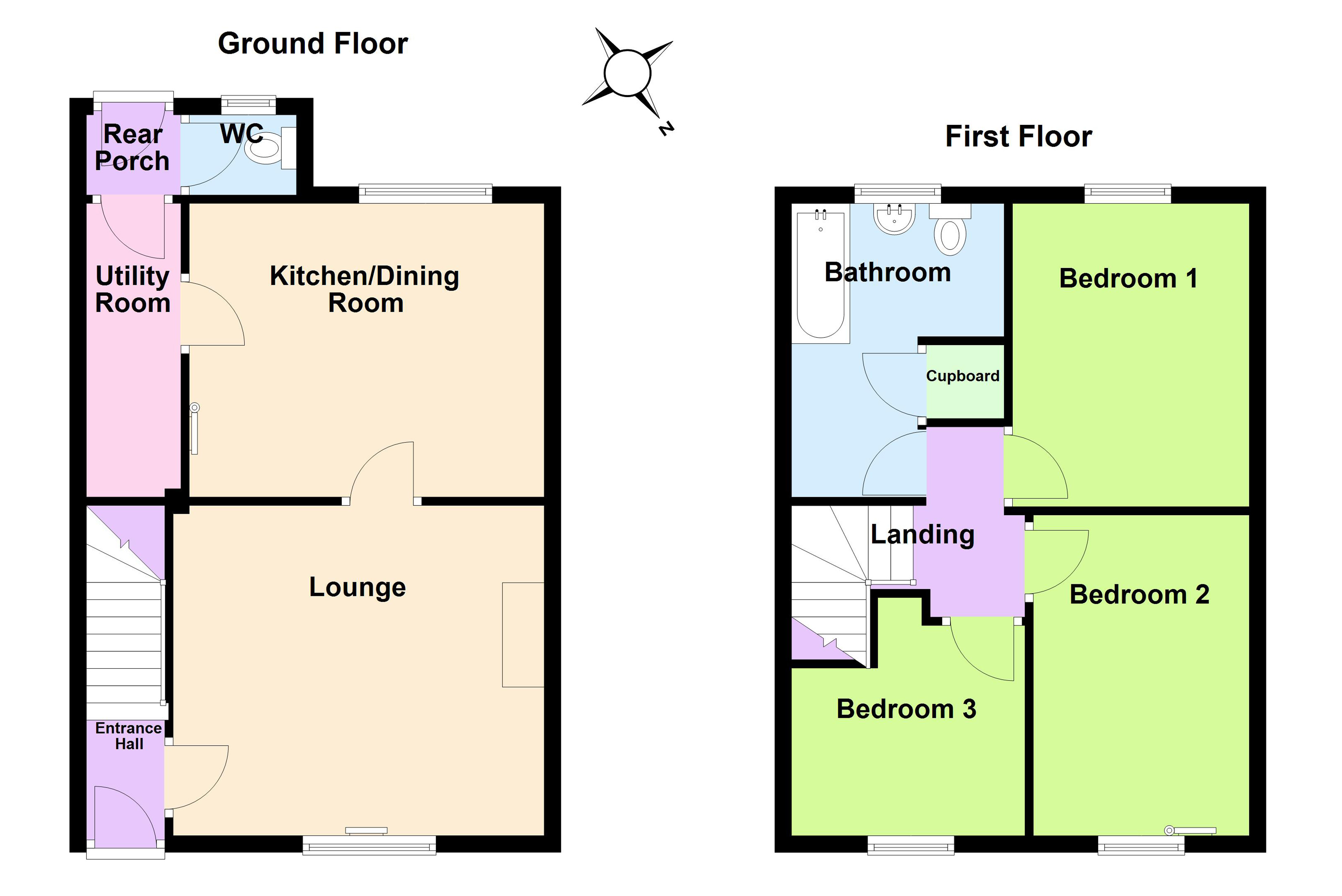 Floorplan for Gwystre, Llandrindod Wells, Powys