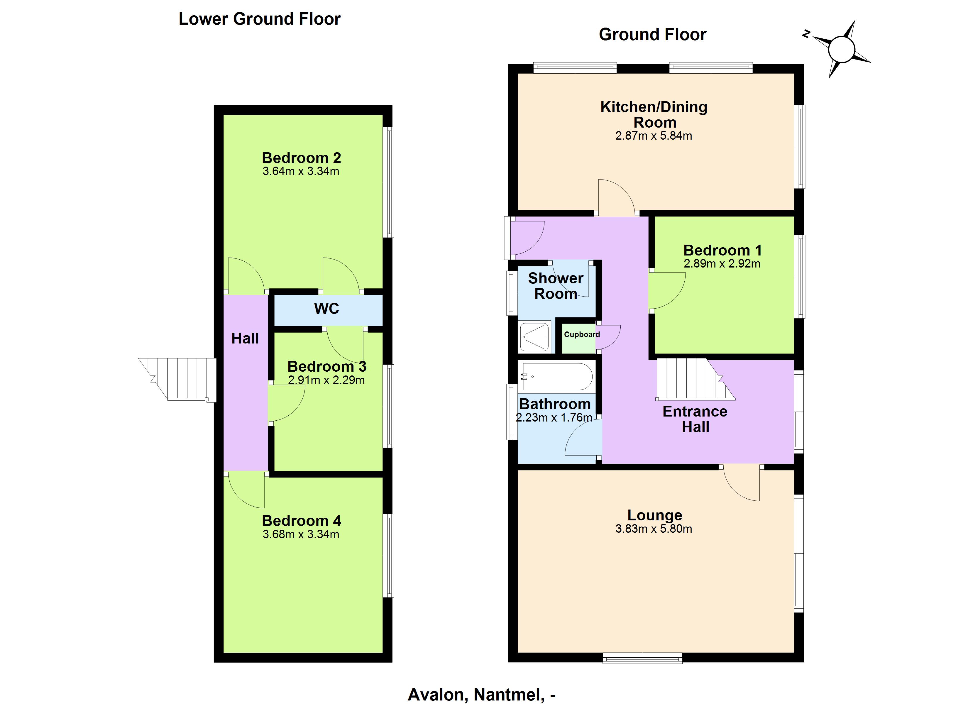Floorplan for Nantmel, Llandrindod Wells, Powys