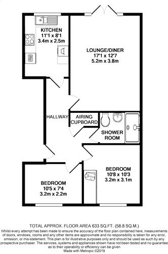 Floorplan for Glebe Farm Court, Up Hatherley, Cheltenham