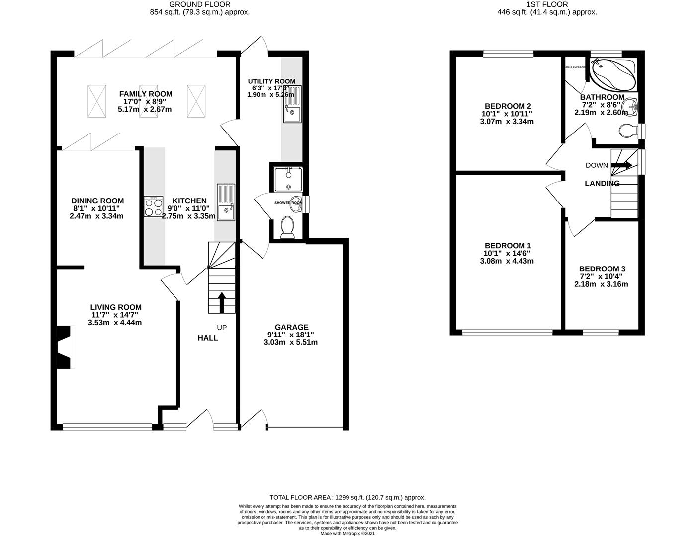 Floorplan for Lincoln Avenue, Warden Hill, Cheltenham