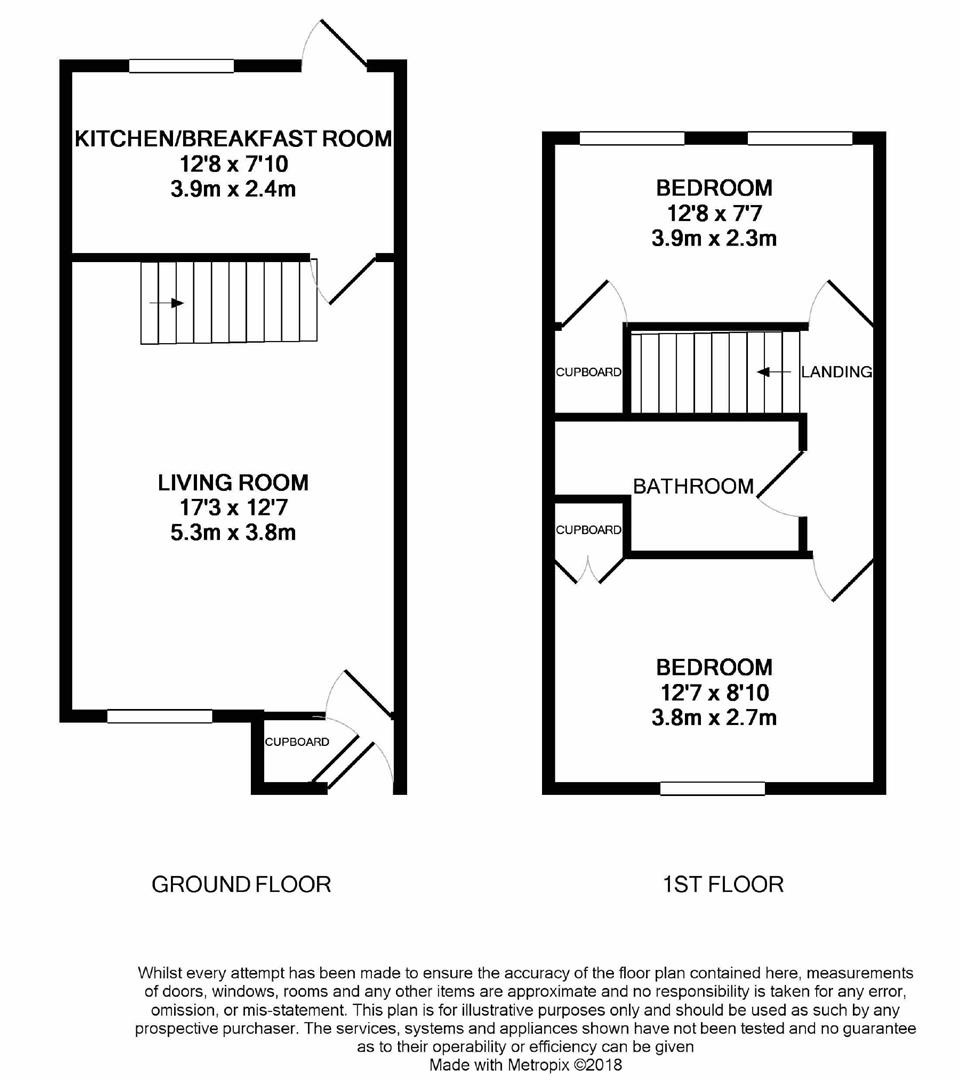 Floorplan for Russett Way, Newent
