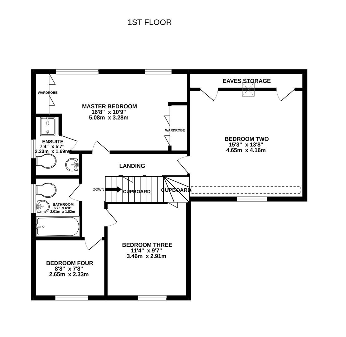 Floorplan for St. Bartholomews Close, Cam, Dursley
