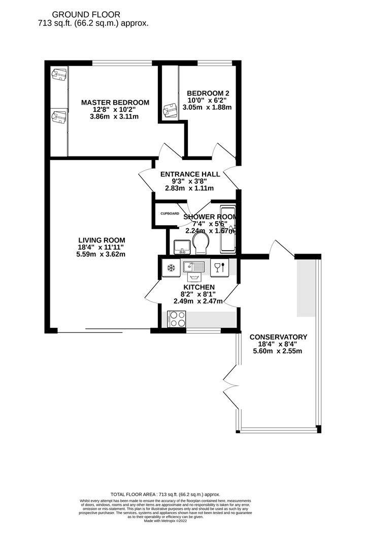 Floorplan for Stonelea, Cam, Dursley