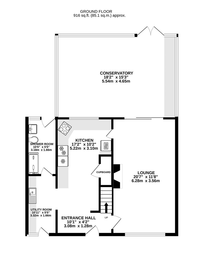 Floorplan for Oatfield Road, Frampton On Severn