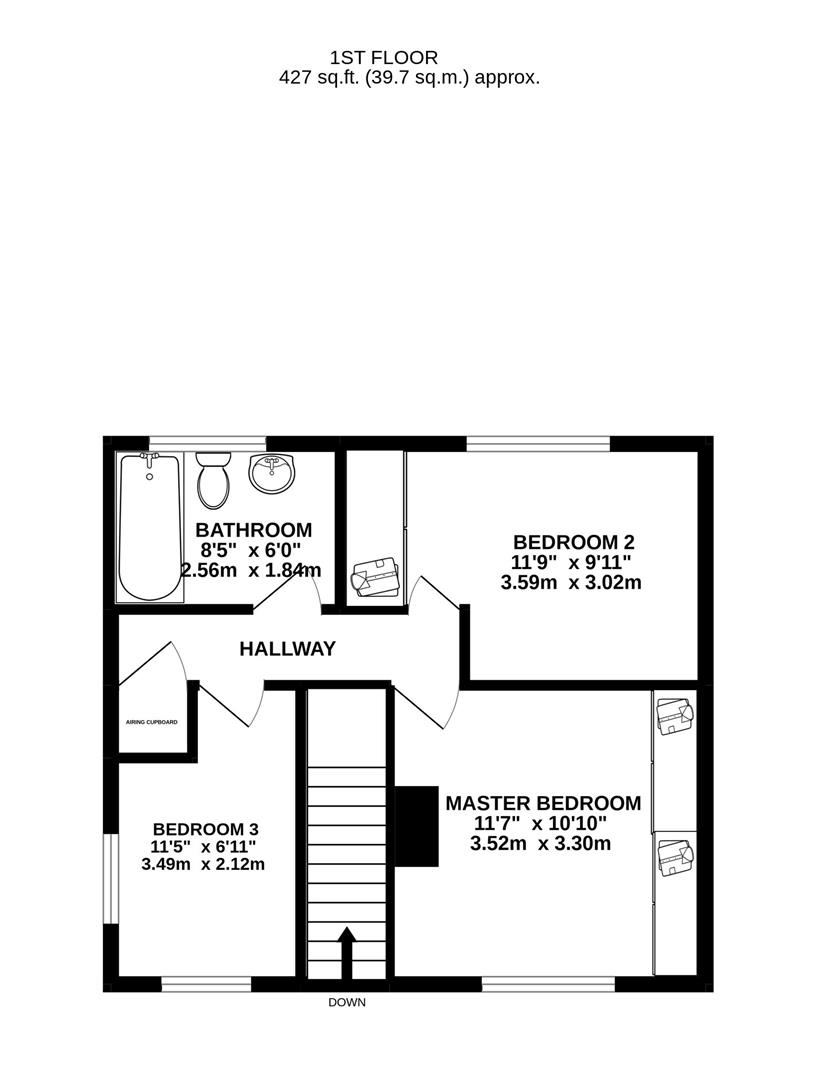 Floorplan for Oatfield Road, Frampton On Severn