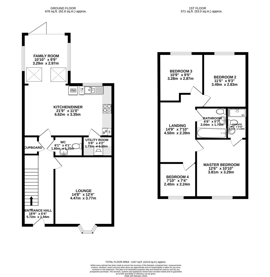 Floorplan for Brunel Road, Cam