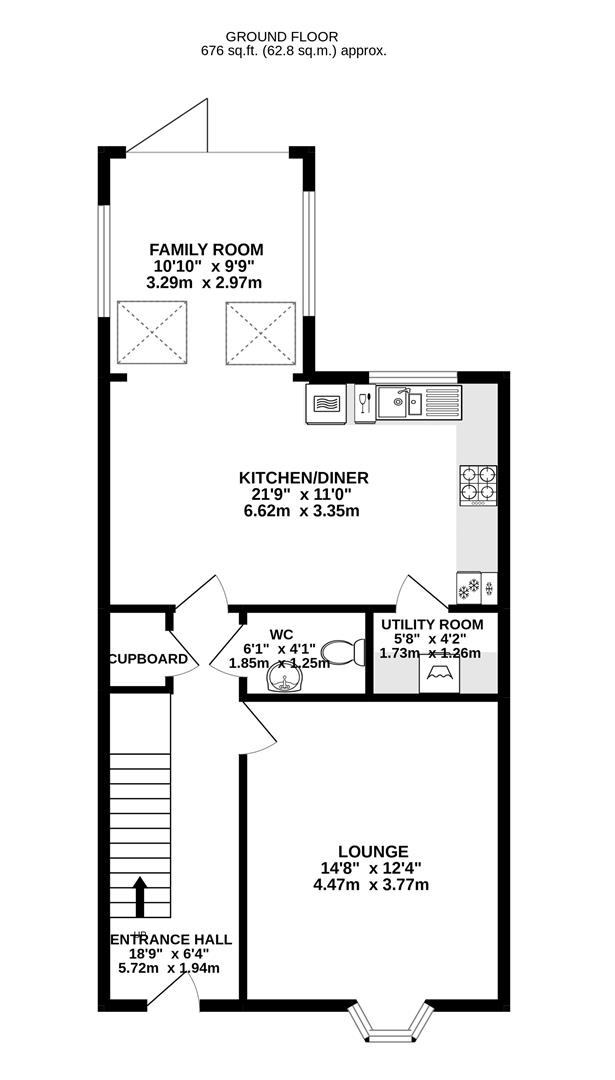Floorplan for Brunel Road, Cam