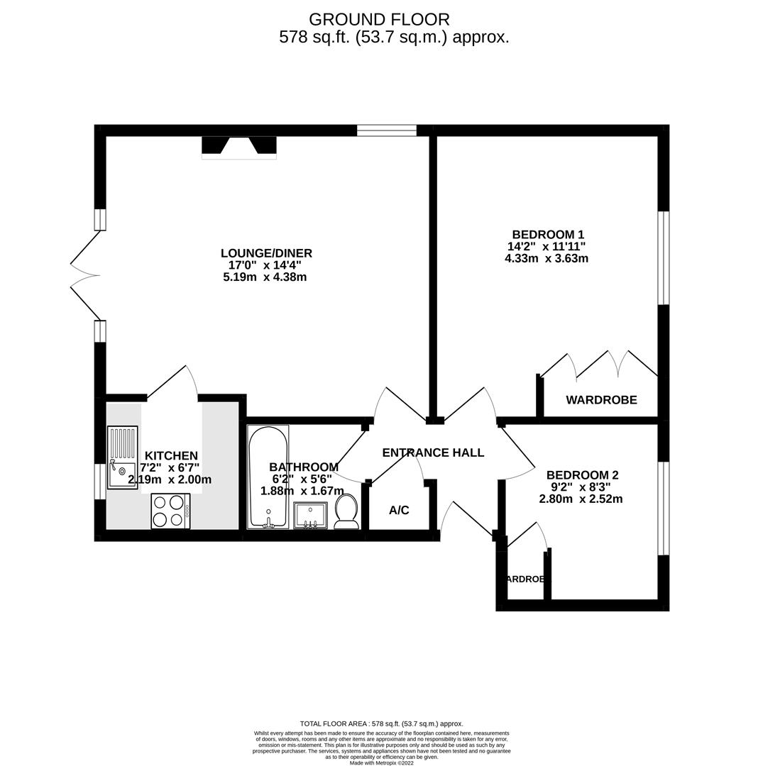 Floorplan for Glebe Farm Court, Up Hatherley, Cheltenham