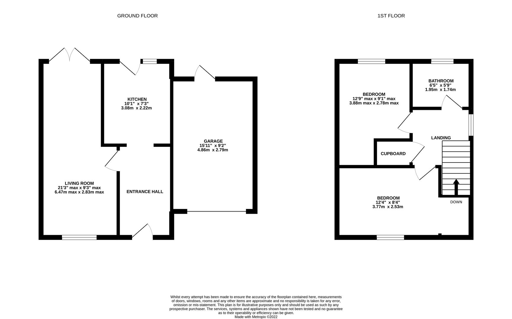 Floorplan for Jewson Close, Tuffley, Gloucester