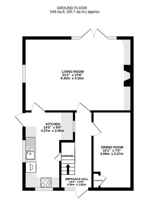 Floorplan for Narles Road, Cambridge, Gloucester
