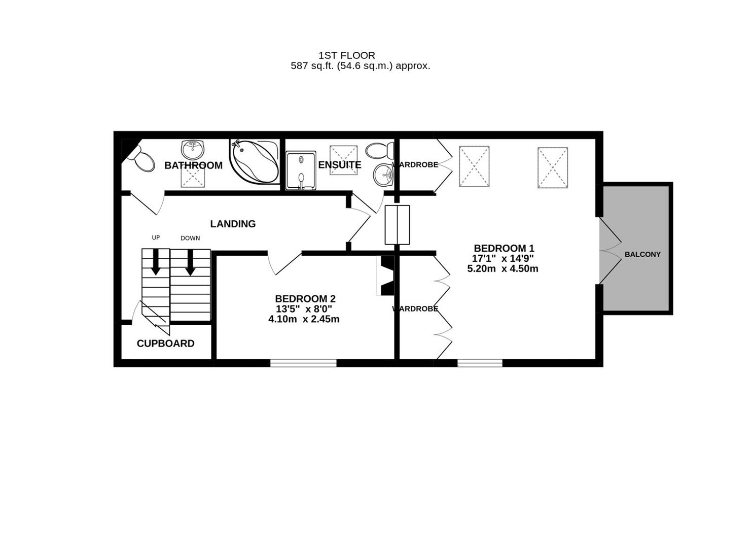Floorplan for Beards Mill, Leonard Stanley, Stonehouse