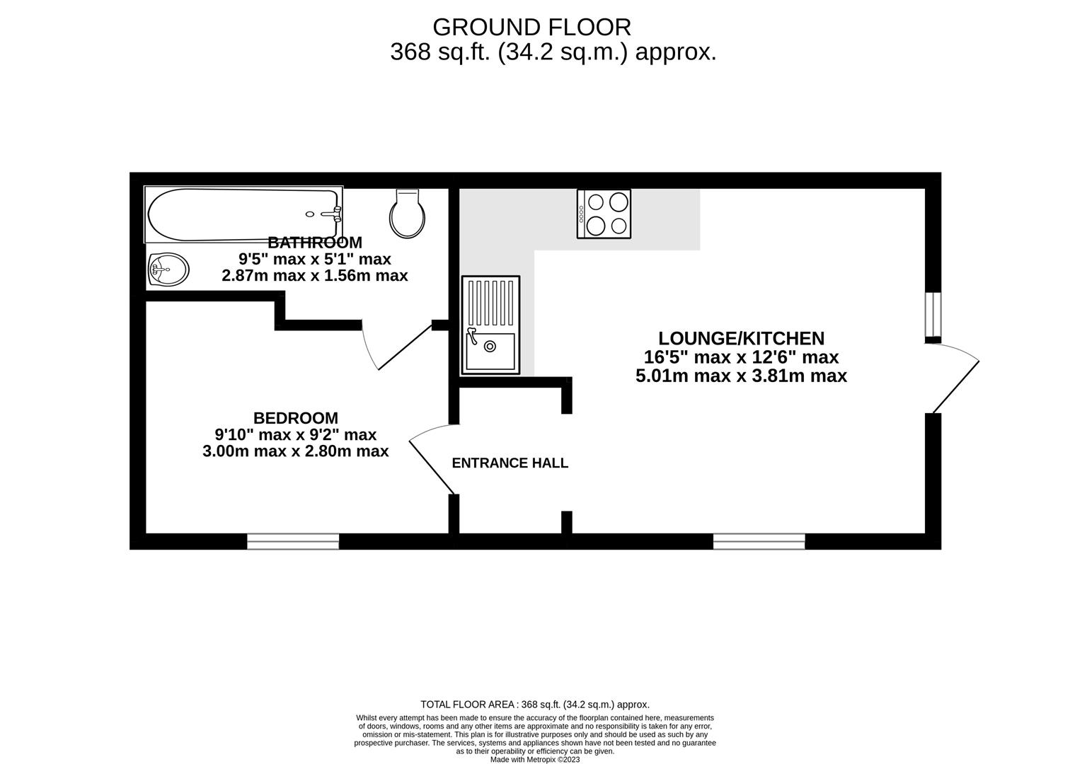 Floorplan for Bristol Road, Gloucester