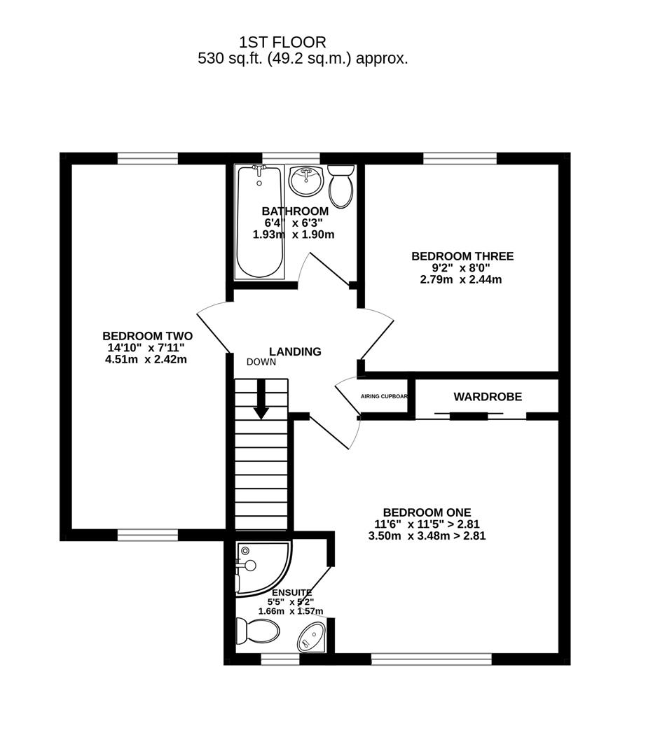 Floorplan for Spinney Road, Barnwood